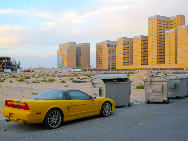 Illustration for article titled Why was this Acura NSX left to die in Dubai?
